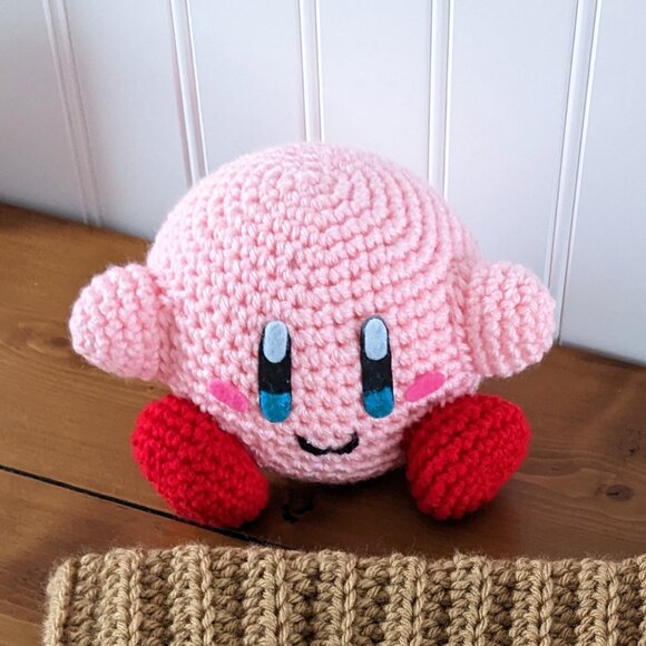 Crochet Kirby | Handmade Kirby Amigurumi - Picture 5 of 5